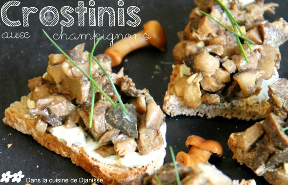 Crostinis de champignons